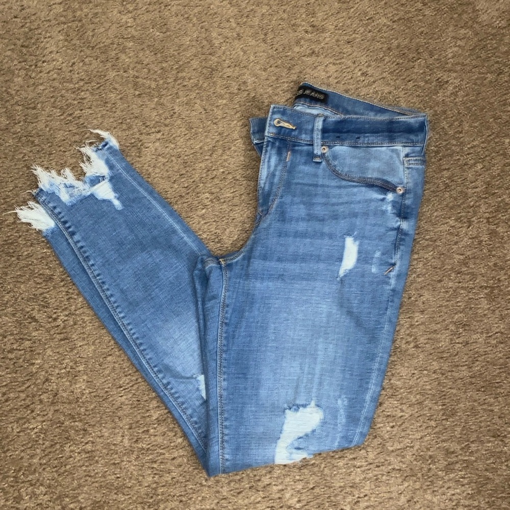 Express ankle leggings mid rise size 6R.